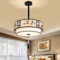 New New Chinese Chandelier China Wind Retro Round Dining Room Lights Modern Minima Bedroom Light Hallway Tea Building Hotel