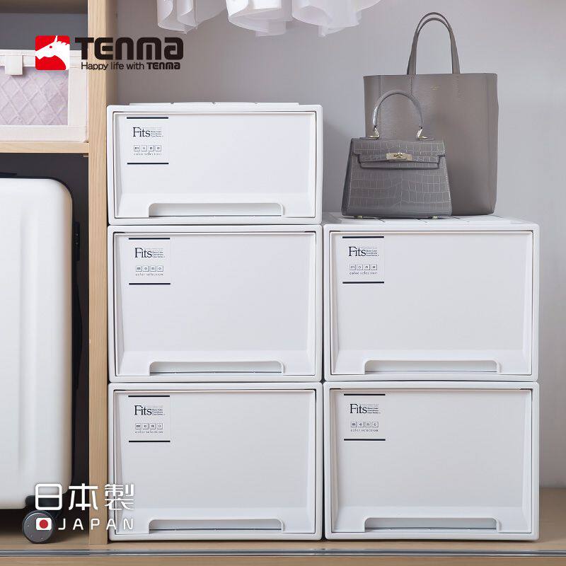 Japan Tianma Co., Ltd. container drawer-type home wardrobe clothes storage box Ins toy finishing box