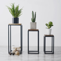 Iron Van Green rose potted shelf living room hanging orchid flower stand on the ground single household high flower a few indoor floor standing