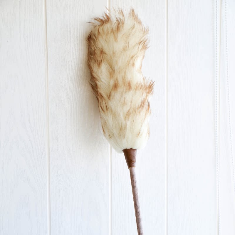 Redecker pure wool dusting Shan high face value solid wood long handle Mountain wool dust removal Brush greens brush Germany
