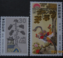 (Sunshine Post Spring Agency)Korean Stamps 1980 Folk painting art-Group 4 Non-complete products