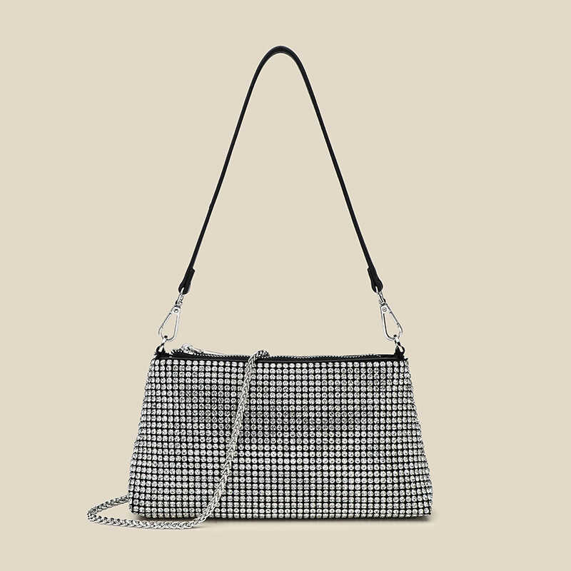 2024 New Fashion Rhinestone Bag for Women, Evening Bag Full of Diamonds, Hand-Held Underarm Bag, Diamond-Encrusted Shoulder Bag, Sparkling Diamond Crossbody Bag 2024 New Fashion Rhinestone Bag for Women, Evening Bag Full of Diamonds, Hand-Held Underarm Bag, Diamond-Encrusted Shoulder Bag, Sparkling Diamond Crossbody Bag