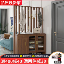 Door hanger shoe cabinet integrated floor-to-ceiling household partition cabinet entrance hall cabinet combination