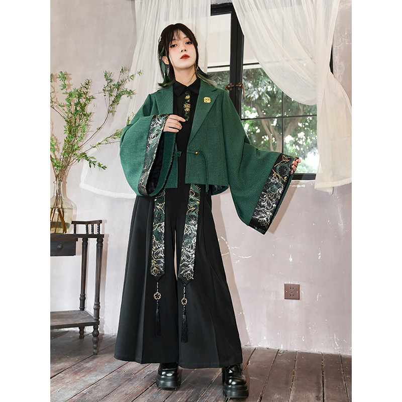 古怪舍「升卿」新中式长裤,如何穿出东方韵味?🌟-汉服裤装-淘宝好物网