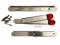  Aluminum alloy herringbone ladder rod ladder accessories strut household escalator screw galvanized material thickened strip plate