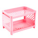 Double-layer storage rack dormitory desktop sundry storage rack home kitchen bathroom rack storage rack ເຄື່ອງສໍາອາງ