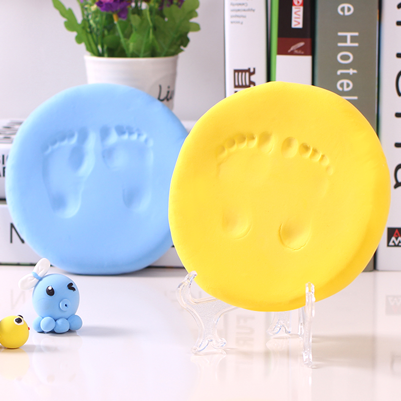 Baby Hands Foot Print Mud Children Hands Foot Print Mud Growing Diy Souvenirs Newborn Full Moon Creative Gifts Swing-Taobao