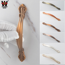 Eurostyle green ancient bronze handle Chinese style drawers cupboard shoes cabinet Shower door small handle modern minimalist handle Single-hole