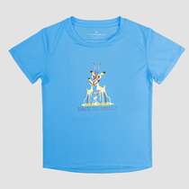 Excellent childrens sports short sleeve quick-drying T-shirt