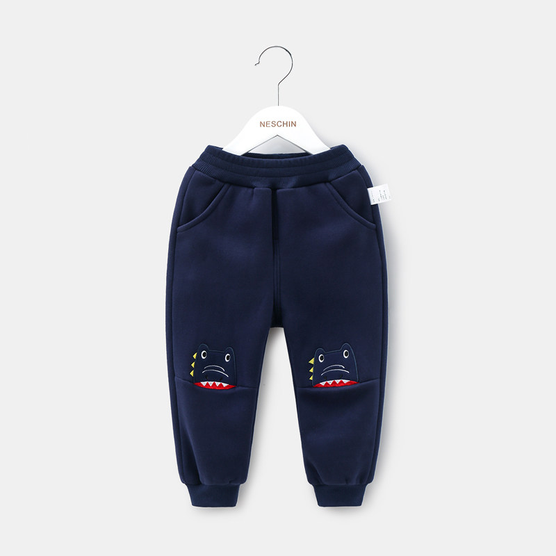 Green Tree City Children's Clothing Pants Baby Boys Sports Pants Clip Pants Autumn and Winter Children's Western Style Pants Boys Trousers Children's Clothing