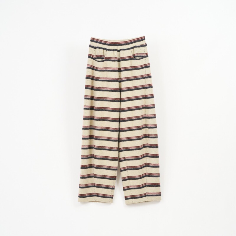 Dongdongzhou Designer Brand 2026 Winter New Product Loose Casual Striped Wide-Leg Trousers D0363