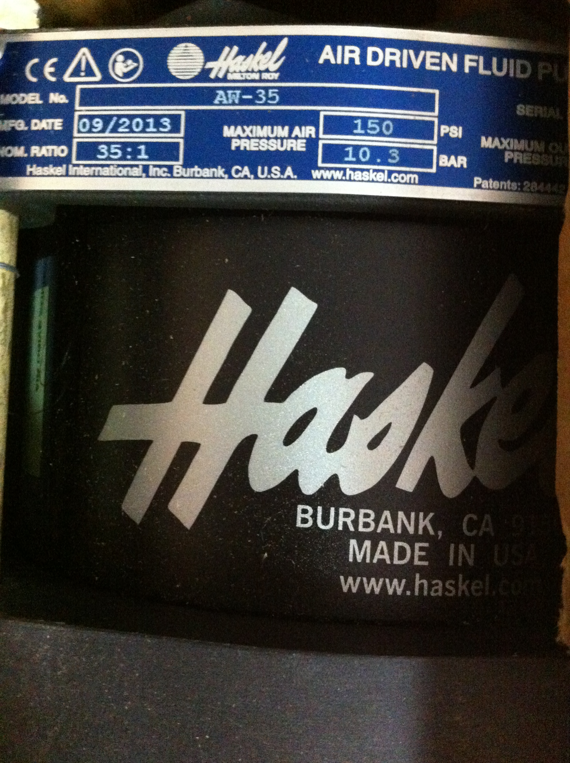 HASKEL Pneumatic booster pump DSF-150 original spot special price supply-Taobao