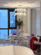 Italian Artemide Designer Living Room Chandelier Modern Minimalist Art Suspended Petal Dining Room Bedroom Chandelier