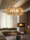 Italian Minimalist Living Room Chandelier, Bedroom, Study, Dining Room Lamp, French Designer Flower Petal Decorative Art Lamp