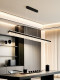 Italian-Style Restaurant Chandelier, Modern Minimalist High-End Designer Linear Strip Light, Light Luxury Dining Table Island Minimalist Lighting Fixture