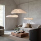 Wabi-Sabi Style Restaurant Chandelier, Modern Minimalist Designer Creative Personality Art Silk Luxury Guesthouse Tea Room Living Room Lighting Fixtures