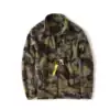 Korea order outdoor fleece jacket men camouflage stand collar long sleeve cycling mountaineering warm fleece zipper cardigan