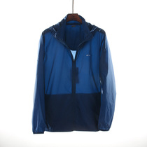 Foreign trade cabinet Yu single sunscreen clothing mens summer hooded ultra-thin large size loose fat man breathable skin coat