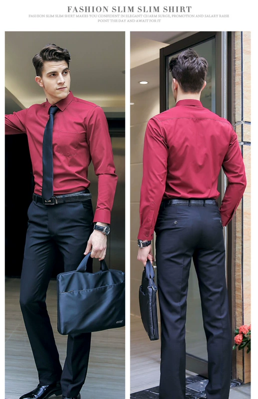 Mùa xuân và mùa thu quần nam Slim kinh doanh công việc quần nam miễn phí ủi phù hợp với quần phù hợp với quần chuyên nghiệp quần phù hợp mẫu quần tây nam đẹp 2021