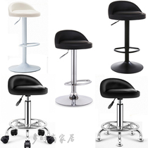 Comfortable bar chair lift Nordic bar bar stool tall bar chair rotating simple Bank 4s reception chair stool