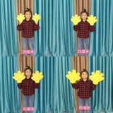 Улыбка -снятый ручной игрок спортивная вечеринка -в стиле припев в стиле припев