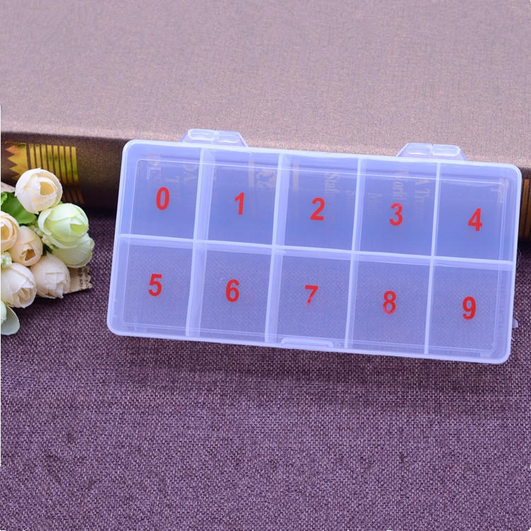 Soft clay clay jewelry rhinestone small parts diy production compartment tool box model spare parts storage box