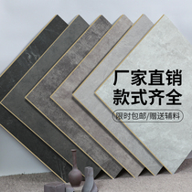 Commercial space Cement grain gray reinforced composite wood floor square clothing store office 12mm factory direct sales