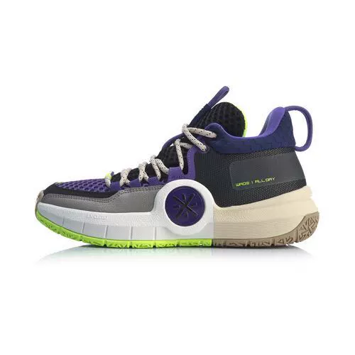 Giày bóng rổ Li Ning 2019 Wade cách cả ngày 4 thế hệ hấp thụ sốc mang thấp để giúp giày bóng rổ thực tế ABPP025-1 - Giày bóng rổ