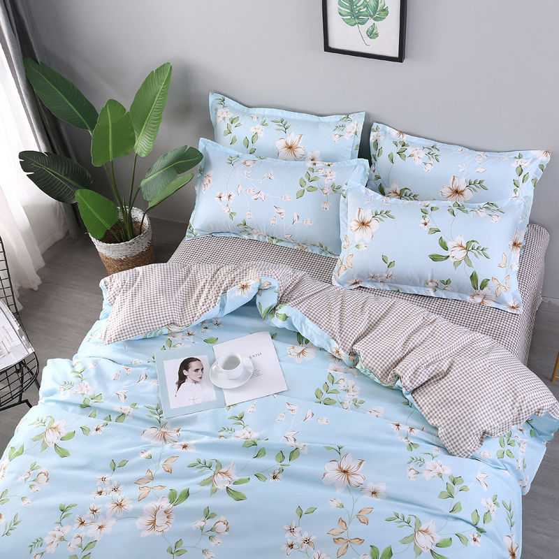 Trên một đơn mảnh chăn 1.5x2 mét ký túc xá chăn giường khăn trải giường che đôi 150x200x230m người tấm - Quilt Covers chăn mền cotton