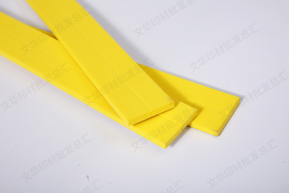3mm cross bridge sponge rod round die cut sea bar printing press with double - sided rubber eva sponge printing belt