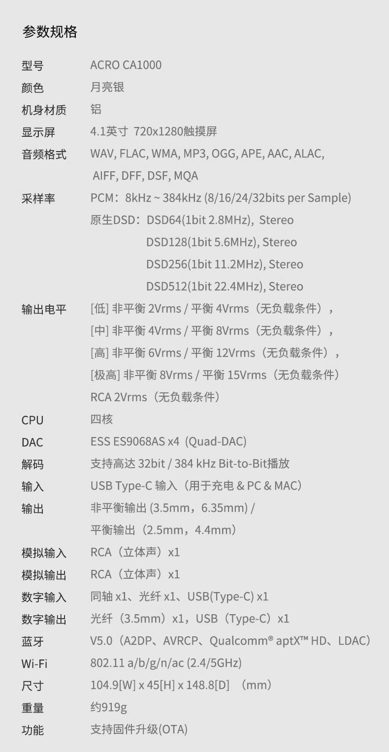 ACRO CA1000T插图42
