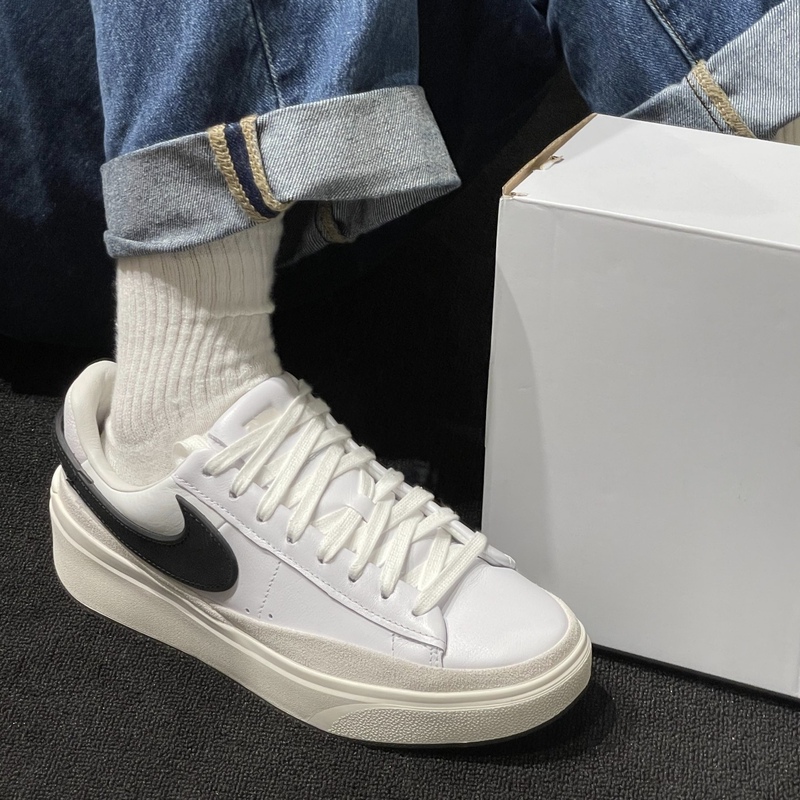 Nike/Nike Blazer Retro Versatile Comfortable Sports Lifestyle Low-Top Casual Sneakers Hf3119-101