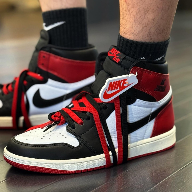 Jordan Air Jordan 1 High Og Men's Comfortable Shock-Absorbing High-Top Basketball Shoes Dz5485-106