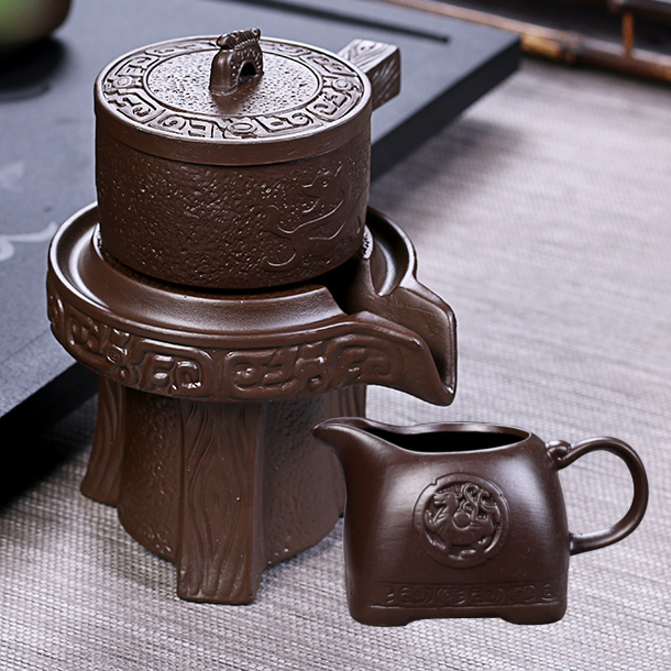 Purple Sand Tea Leak Suit Filter Tea Machine Tea Filter Tea Filter Creative Semiautomatic Kongfu Tea Accessories Tea Maker