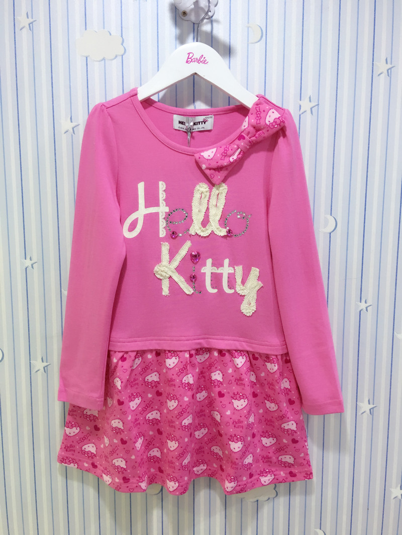 Купить платье привет Китти девочек вязаное платье Hello kitty kd348 в ...