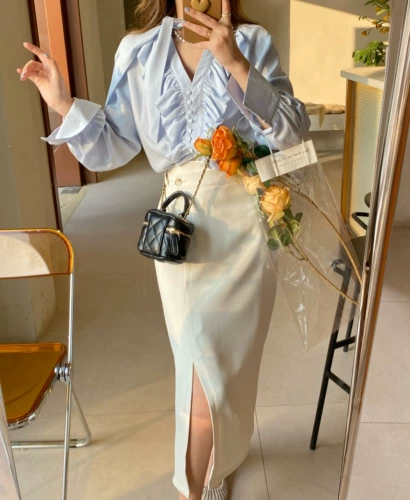 Весенняя длинная юбка, делается под заказ, яркий броский стиль, высокая талия