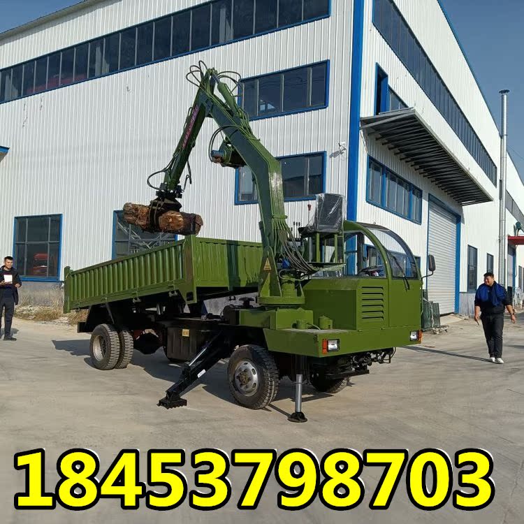 Four different four-wheel drive gantry cranes dedicated to funerals with vehicles for digging pits and hanging coffins for burial vehicles tricycles with gantry frames