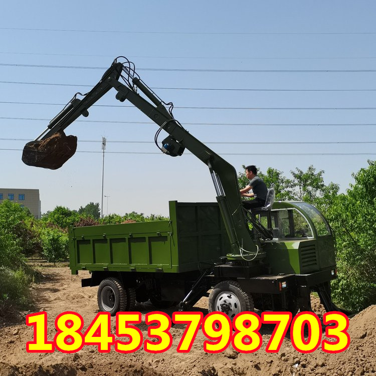 The loader modified two busy excavator and burial and digging machine, agricultural four is not like track and carriage dig