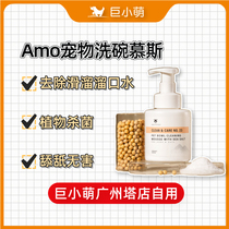 Giant Cute Amo Ammer Pet Dishwashing Mousse Kitty Dishwashing Liquid pooch Bowls Rice Exclusive Wash Finish
