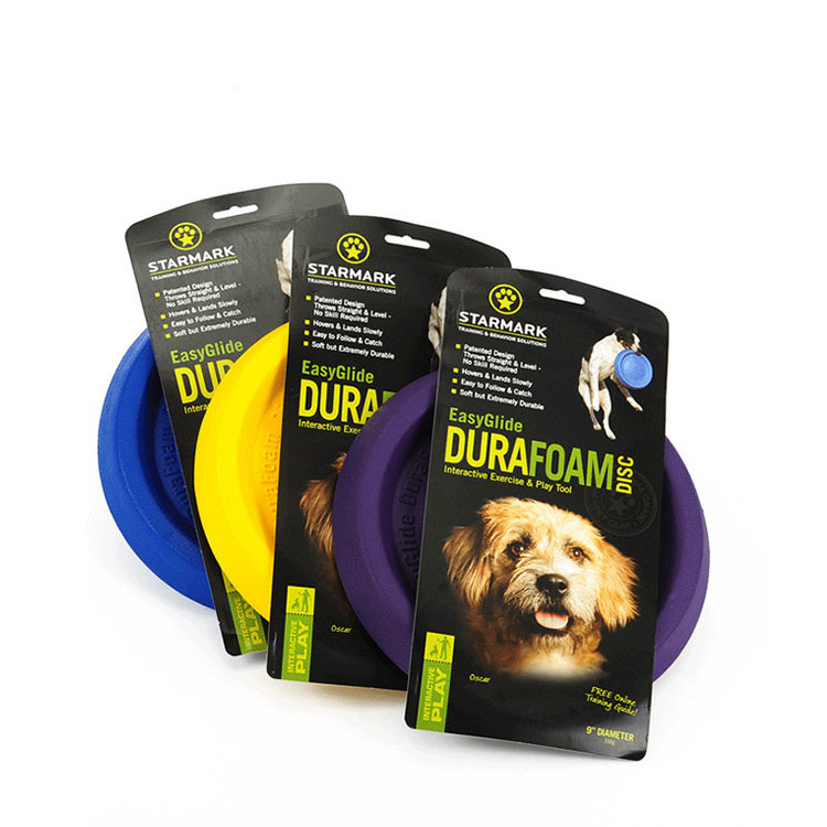 Starmark Starmark flying disc dog training tossing toy natural rubber resistant to bite floating water giant cute little buddhound