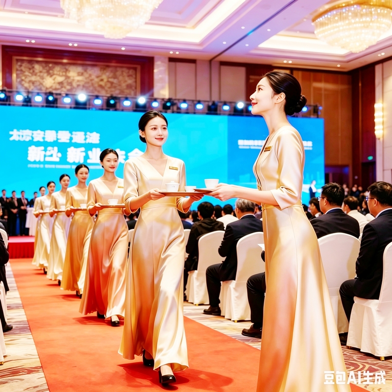 Ladies' Ceremonial Attire for Welcoming Guests, Award-Giving, Adult Choir Performance Costumes, Cheongsam, Host, Guzheng Dress, Student