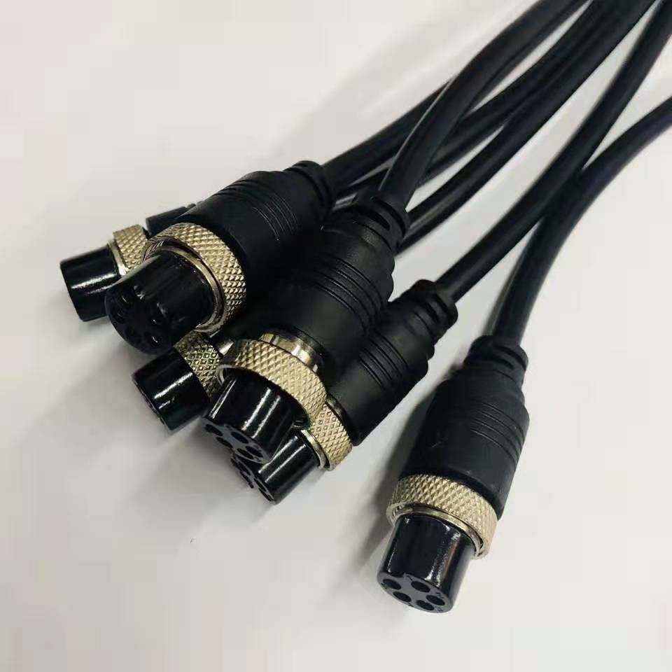 GX16 connector injection molding with line 2 core 4 core 5 core 6 core 8 core 10 core connector M16 with cable aviation plug