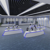 Customized modern arc monitoring station dispatching platform Center Console Command center console console Console Command table and chair