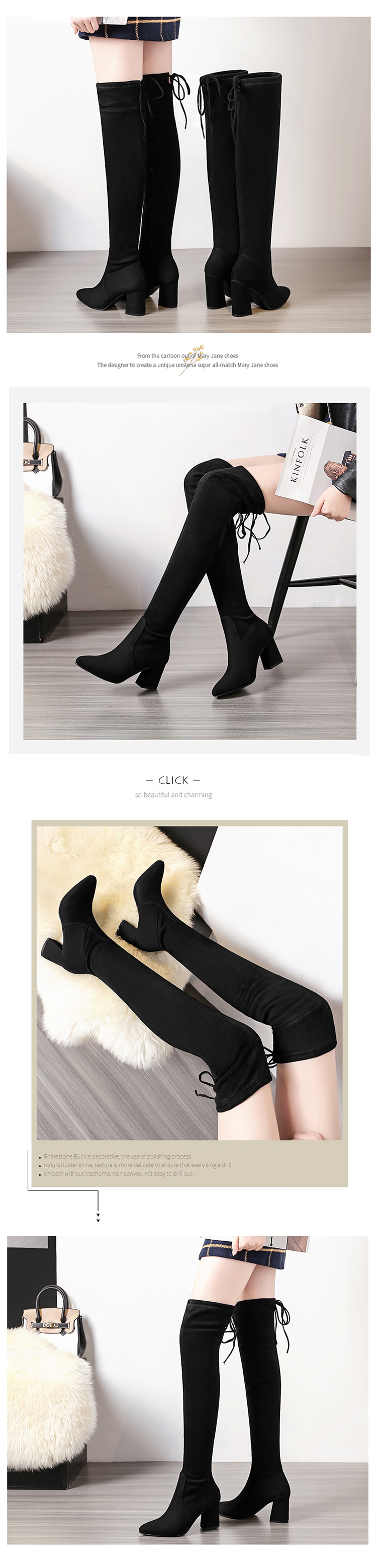 Bottes mi-saison femme en Caoutchouc - Ref 3250968 Image 13