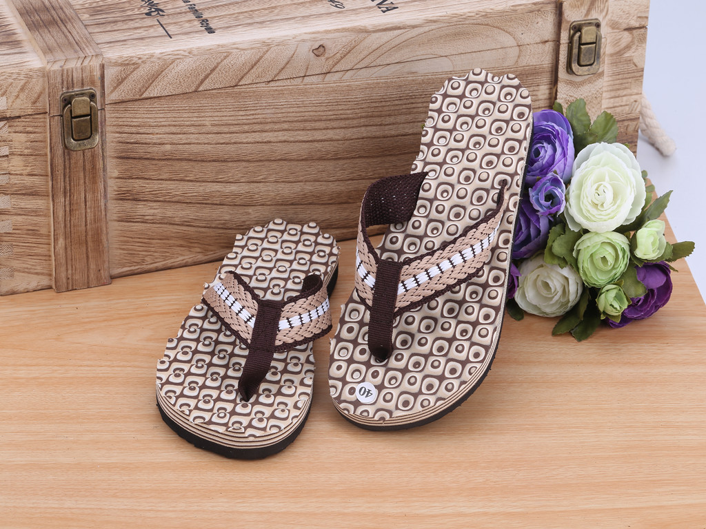 Mùa hè của nam giới dép massage flip flops bãi biển không thấm nước giày nhà người đàn ông giản dị của dép không trượt bọt kích thước lớn