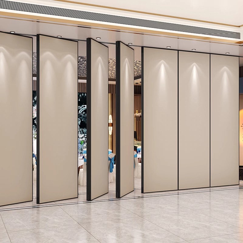 Hotel Activity Partition Wall Banquet Hall Hotel Box Aluminum Alloy Foldableing Sliding Door Screen Hanging Rail Office Sound Insulation Hotel Activity Partition Wall Banquet Hall Hotel Box Aluminum Alloy Foldableing Sliding Door Screen Hanging Rail Office Sound Insulation