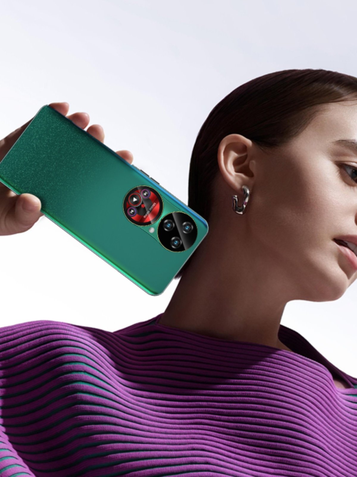 Authentic New 8.0inch Dual-Screen Smartphone with Dual Sim, 8-Core Processor, High Performance, Full Network Compatibility, Large Memory, and Long Battery Life