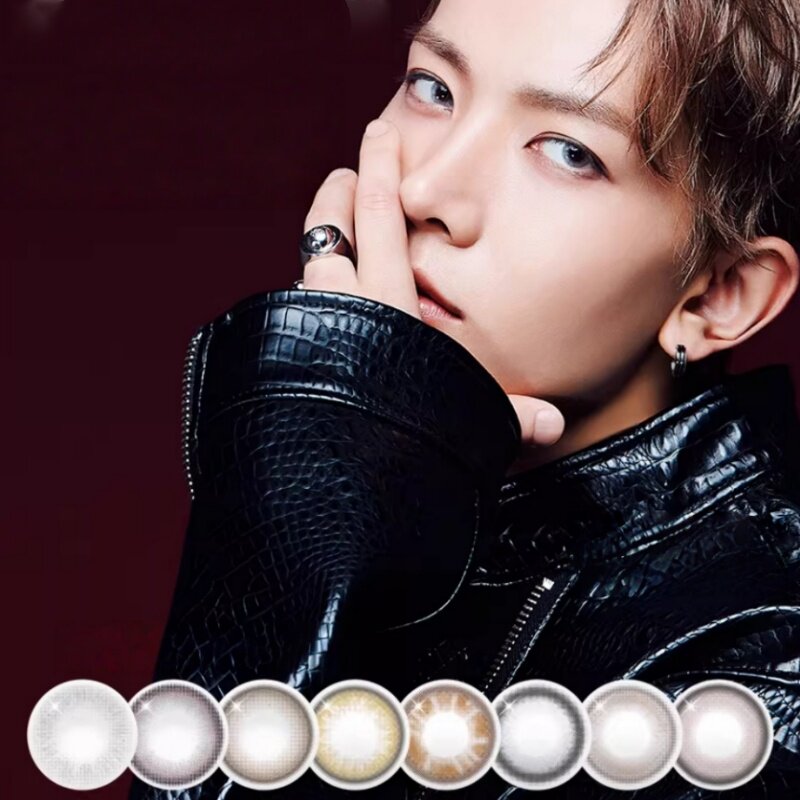 【渠道】李羲承同款Qrsessed美瞳日抛10片彩色近视隐形眼镜大芸芸