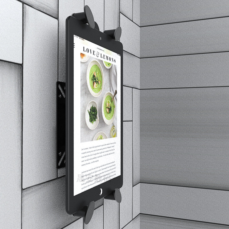 Pierced wall stent iPad wall hanging tablet computer universal wall fixed vesa connector shelf