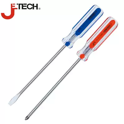 Jieke small handle color strip screwdriver transparent batch LC6-40 75 100 125 150 200 250 300